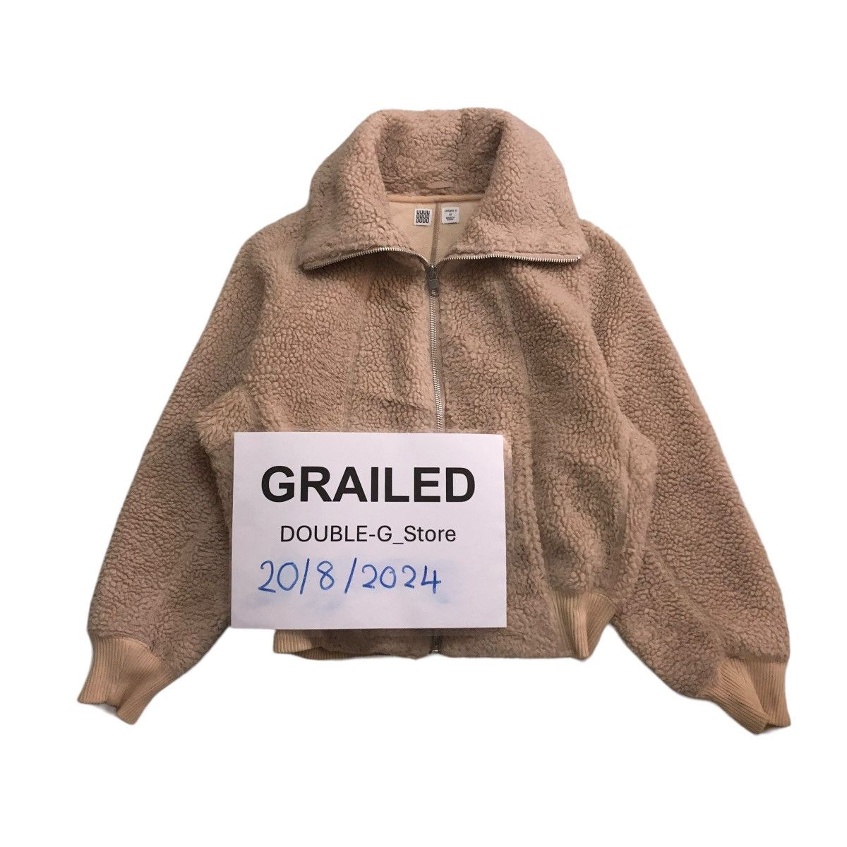 Japanese Brand 📌VINTAHE BOMBER JACKET FLEECE HIGH COLLAR UNIQLO UNDERCOVER Size US M / EU 48-50 / 2 - 1 Thumbnail