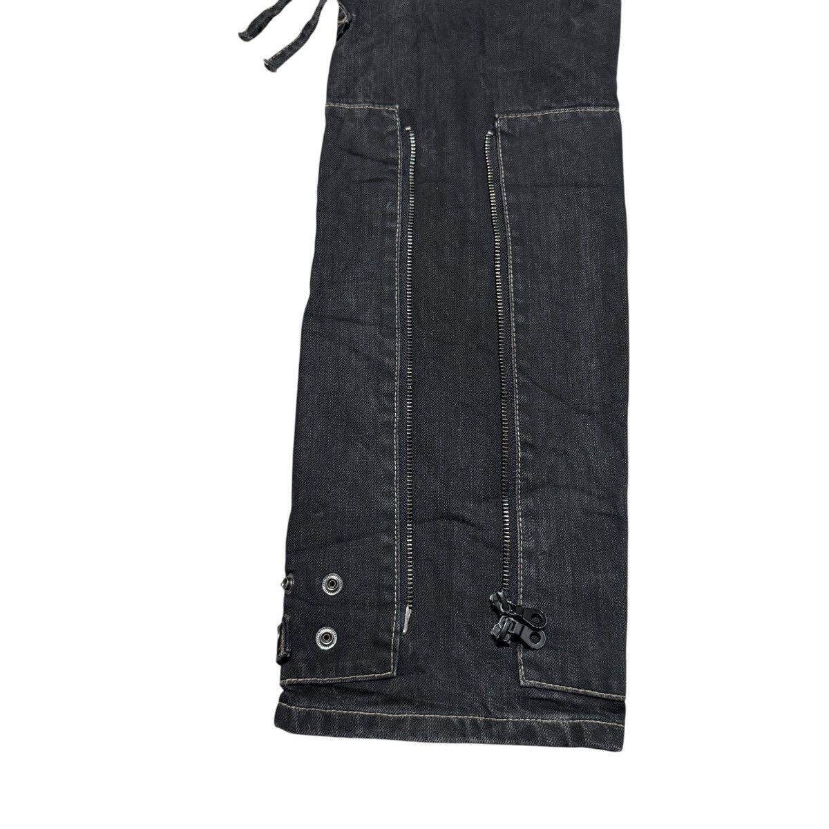 PPFM PPFM Bondage Black Denim Jeans Size US 32 / EU 48 - 16 Thumbnail