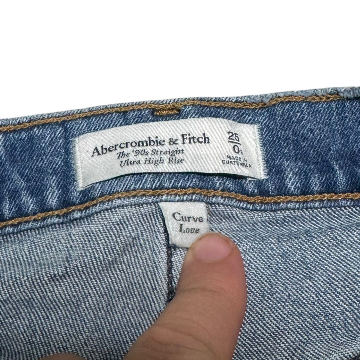 Abercrombie & Fitch Abercrombie & Fitch Cut Off Jean Shorts Womens 25 (Fits 24”) Size 24" / US 00 / IT 34 - 3 Thumbnail