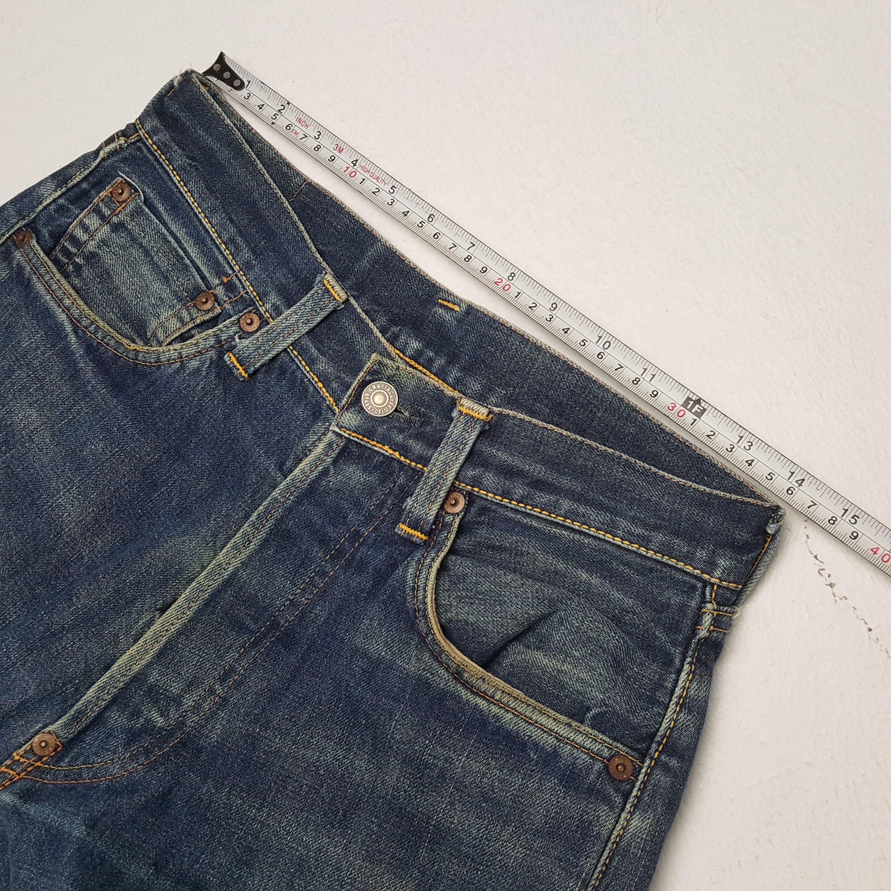 Evisu × Japanese Brand × Vintage EVIS Japanese Brand Streetwear Custom Daicock Jeans Size US 28 / EU 44 - 7 Thumbnail