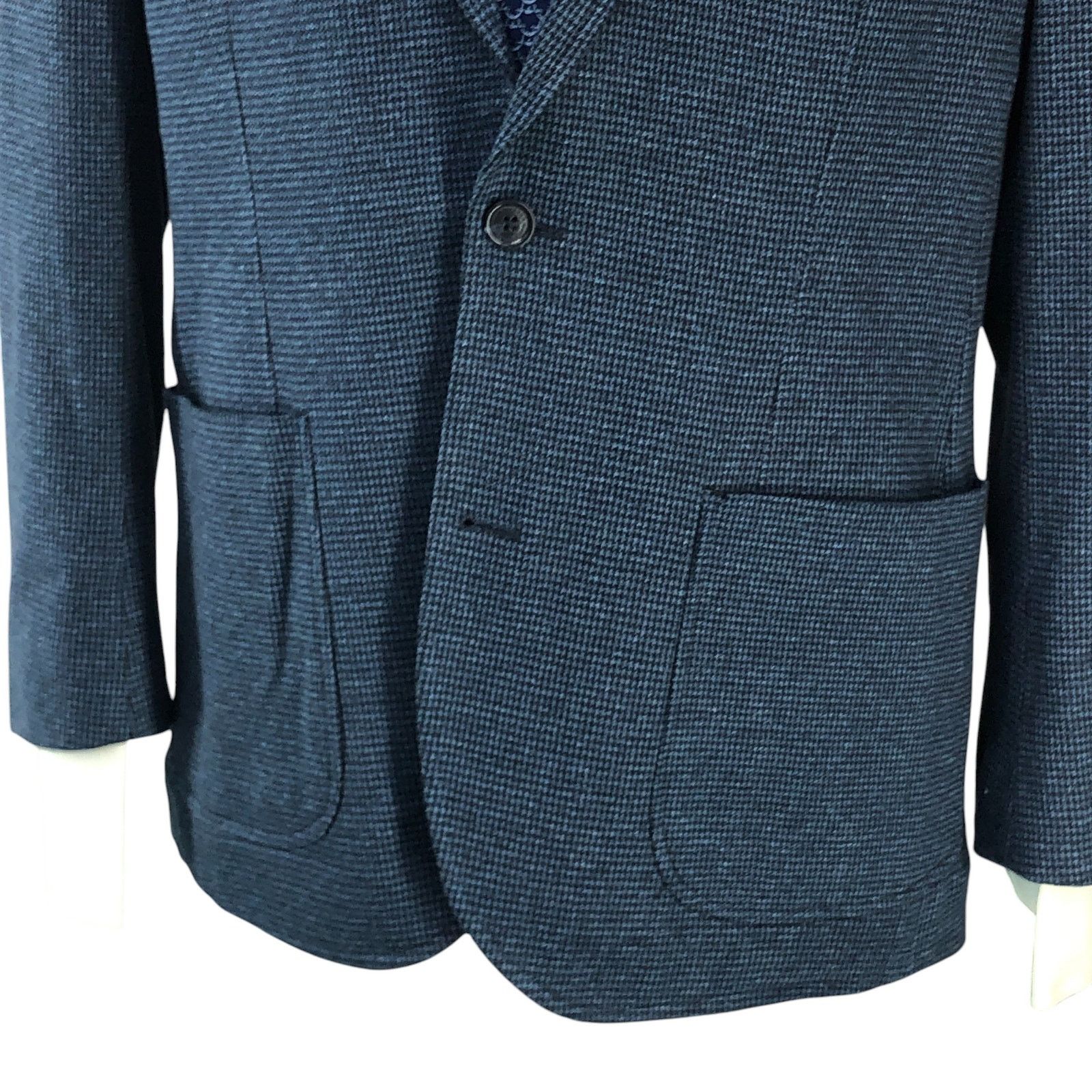 Hart Schaffner Marx Hart Schaffner Marx Sz L Sport Coat Unstructured Houndstooth Size 44R - 3 Thumbnail