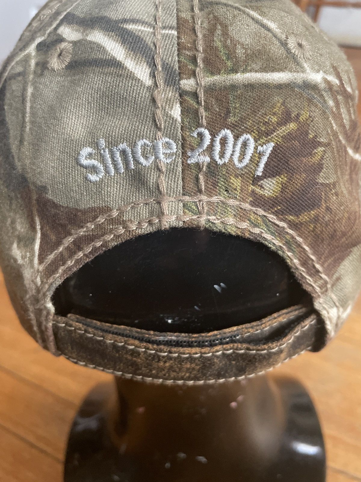 Vintage Dynamic Machine since 2001 leather DAD hat cap USA flag CAMO Size ONE SIZE - 8 Thumbnail