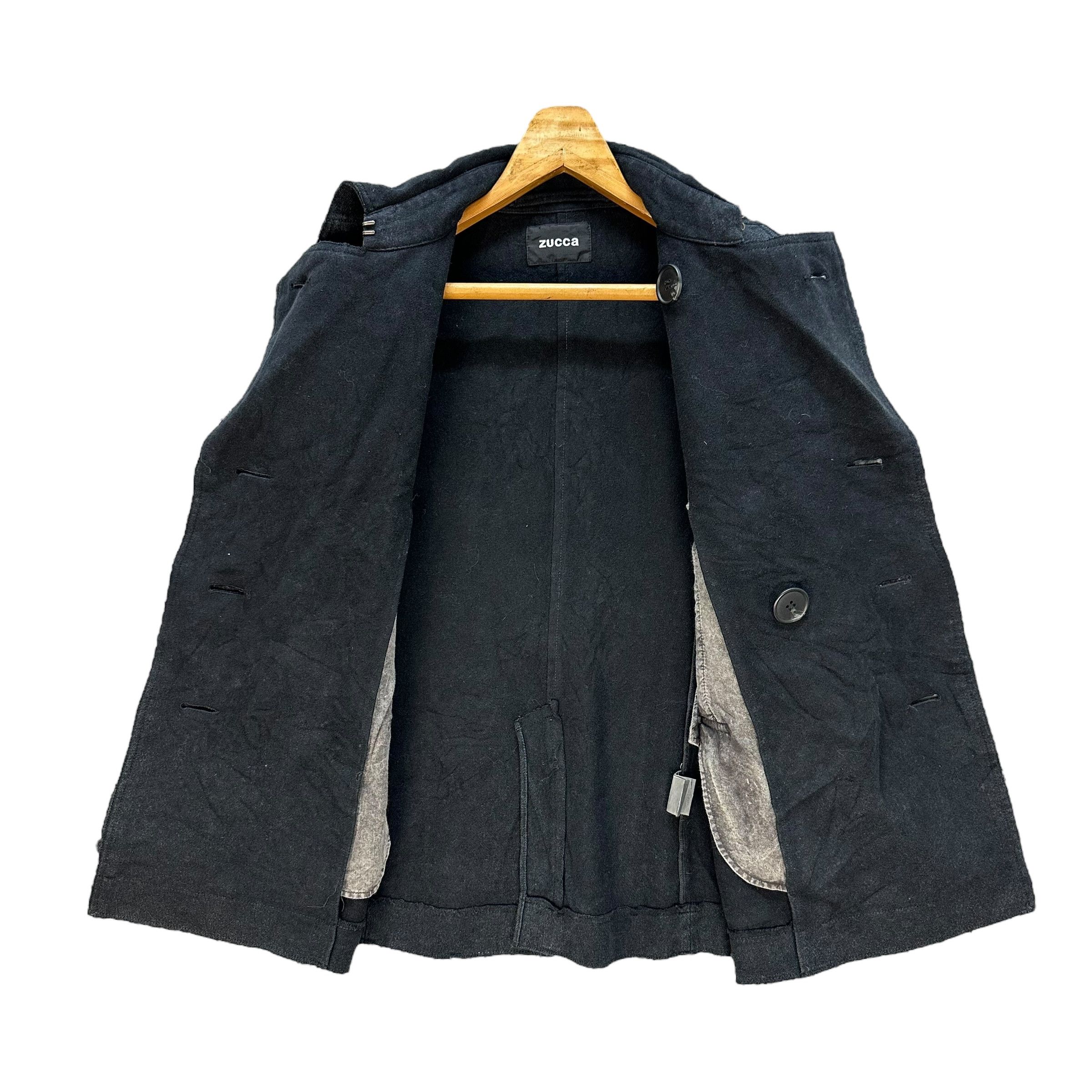 Zucca ZUCCA Double Breast Wool Coat Jacket #A66-1571 Size US XS / EU 42 / 0 - 6 Thumbnail