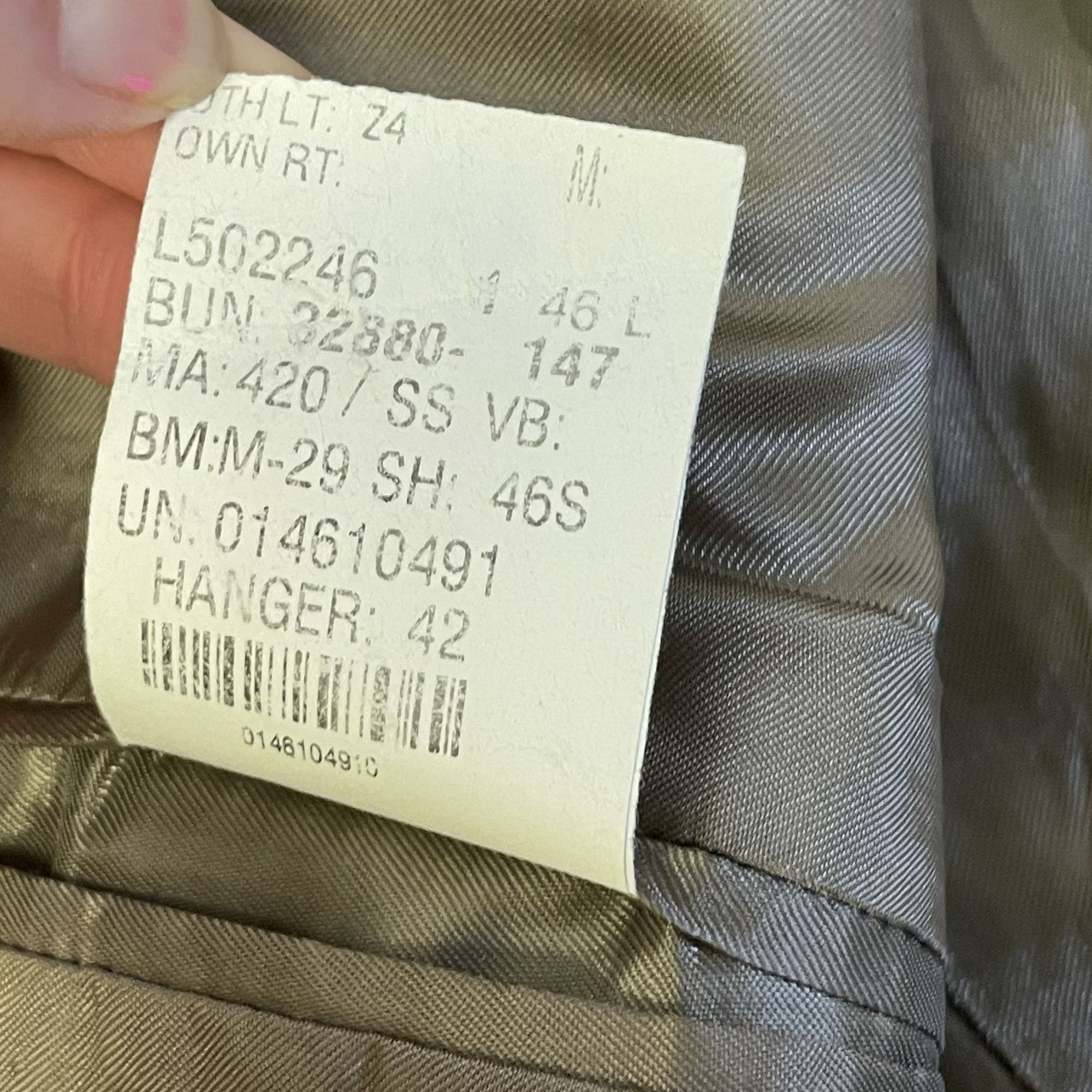 Ralph Lauren Vtg Ralph Lauren Sport Coat HERRINGBONE Lambswool Jacket Size 44L - 6 Thumbnail