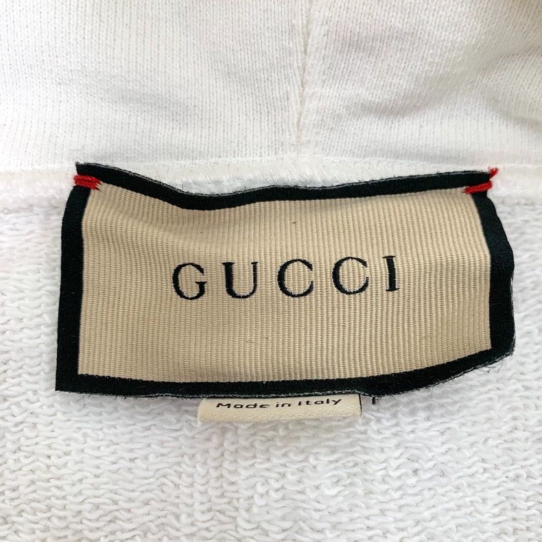 Gucci Gucci White logo star pattern printed round neck cotton hoo Size US M / EU 48-50 / 2 - 5 Thumbnail