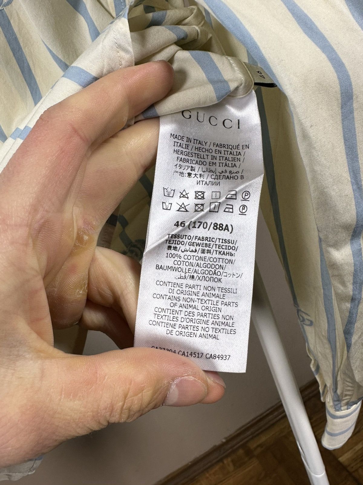 Gucci Gucci monogram shirt Size US M / EU 48-50 / 2 - 8 Thumbnail