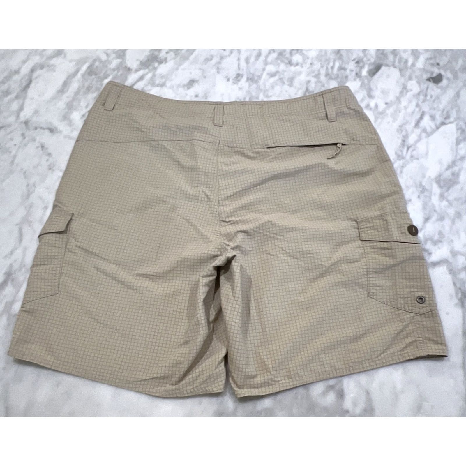 Patagonia Patagonia Shorts Men’s 36 Lightweight Nylon Cargo Button Fly Drawstring Checker Cargo Pocket Summer Outdoor Mens Regular Daywear Shorts Size US 36 / EU 52 - 5 Thumbnail