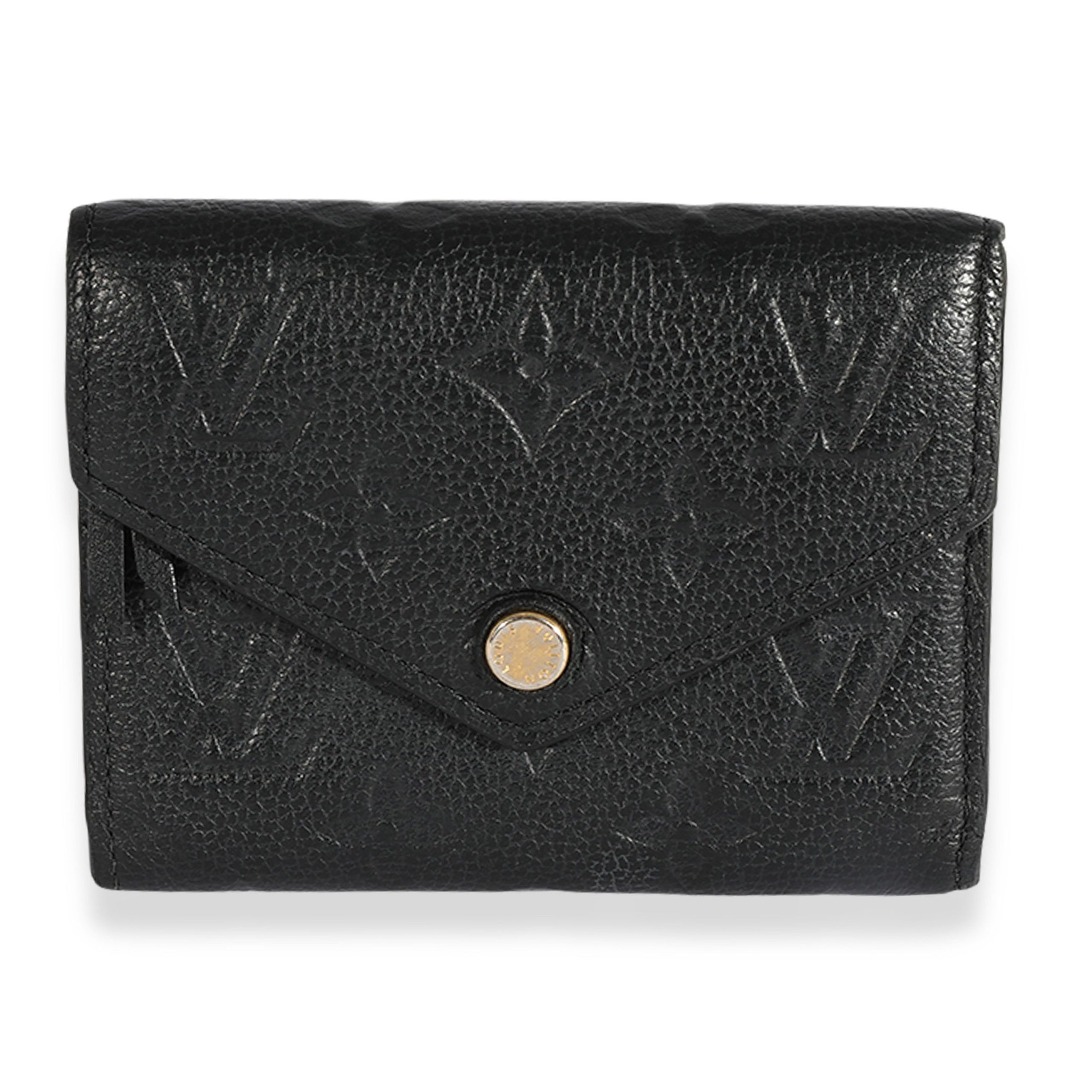 Louis Vuitton Louis Vuitton Black Monogram Empreinte Victorine Wallet Size ONE SIZE - 1 Thumbnail