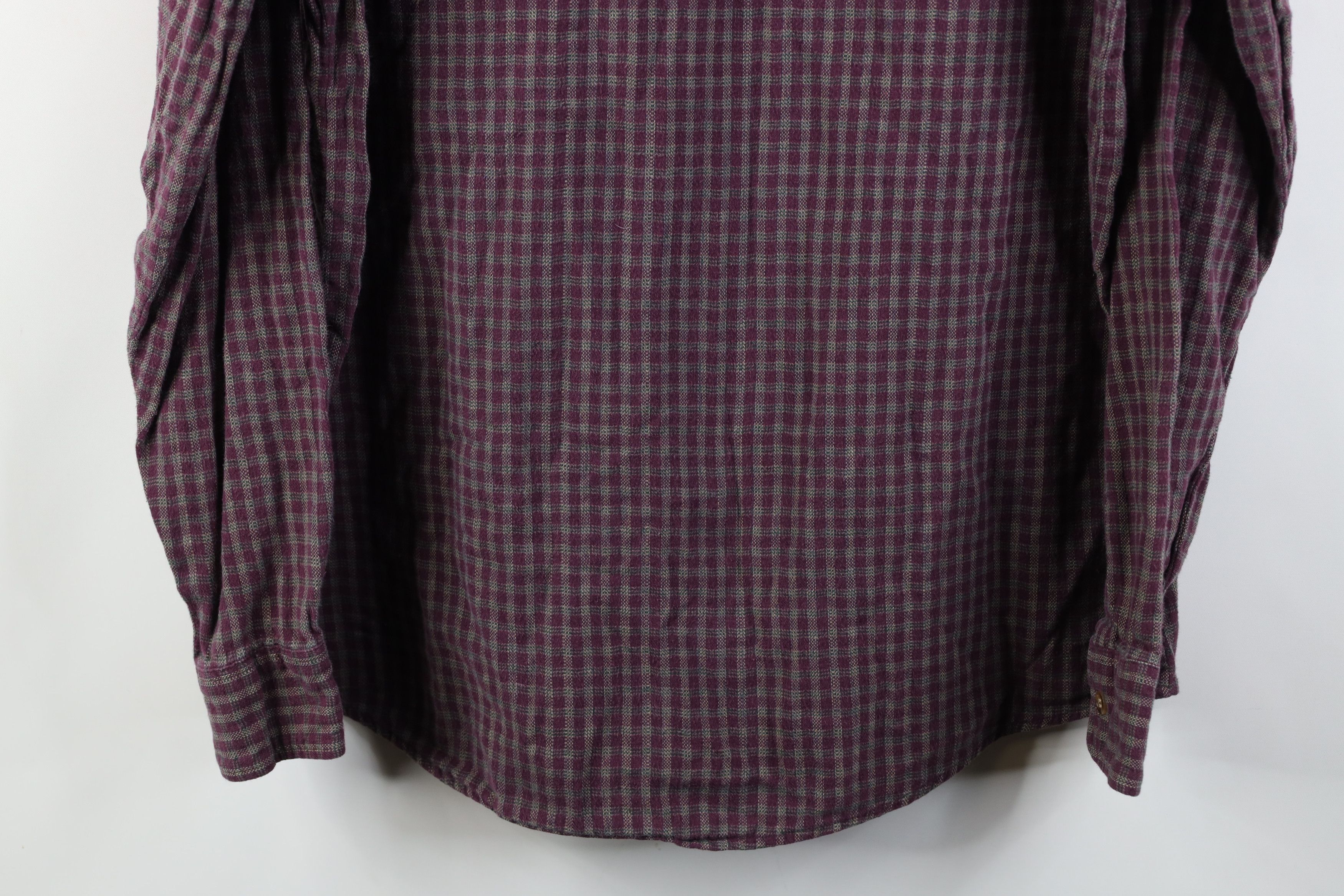 Vintage Vintage 90s Streetwear Collared Button Down Shirt Plaid Size US L / EU 52-54 / 3 - 11 Thumbnail
