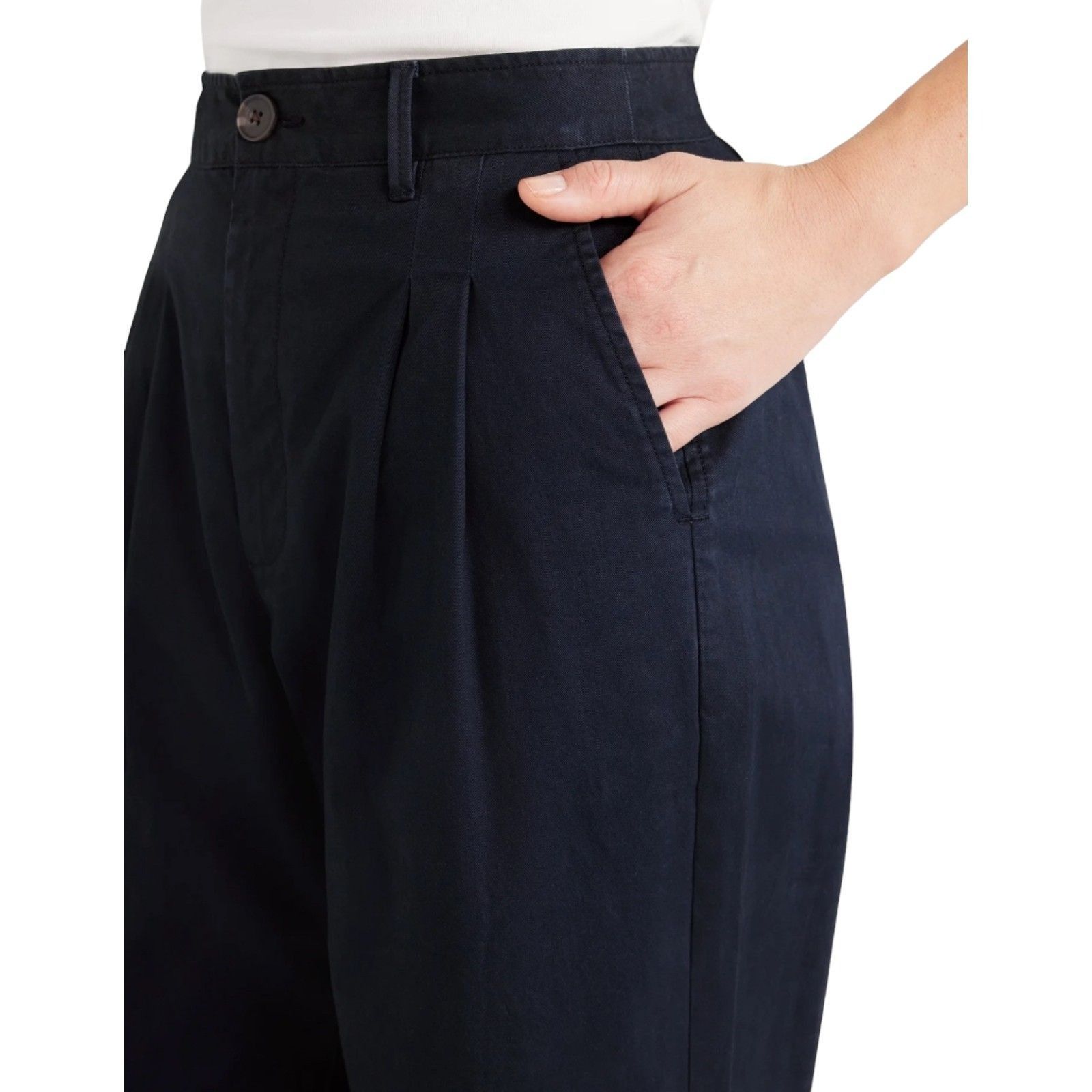 Other Free Assembly - Women's Wide Leg Chino Pants - Blue - 6 Size 28" / US 6 / IT 42 - 15 Thumbnail
