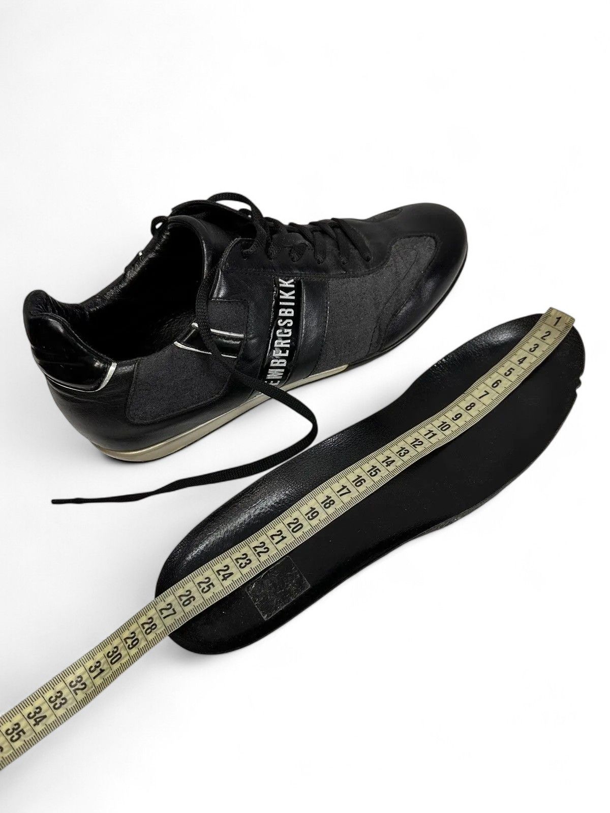 Dirk Bikkembergs Bikkembergs black leather sneakers vintage y2k sport style Size US 7 / EU 40 - 13 Thumbnail
