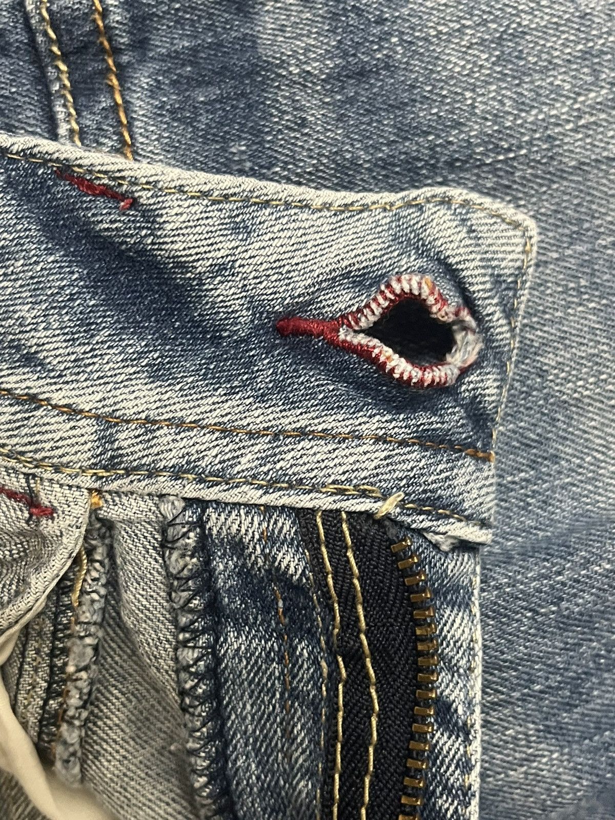 Yasuyuki Ishii Vintage El Road Flare Denim Size US 30 / EU 46 - 8 Thumbnail