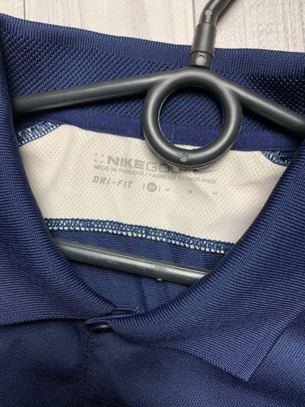 Nike × Vintage Vintage Nike polo navy logo line size M Size US M / EU 48-50 / 2 - 3 Thumbnail