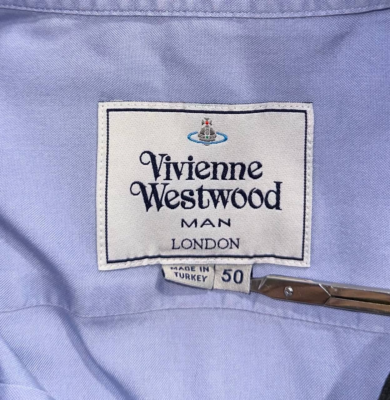 Vivienne Westwood Vivienne Westwood Shirt Buttons Up Long Sleeve logo Size US L / EU 52-54 / 3 - 9 Thumbnail