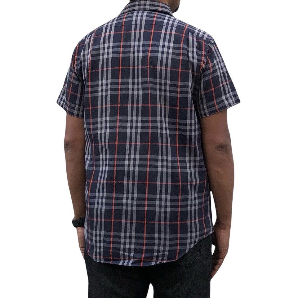 Burberry Vintage Burberrys Novacheck Embroidery Logo Short Sleeve Size US M / EU 48-50 / 2 - 2 Thumbnail
