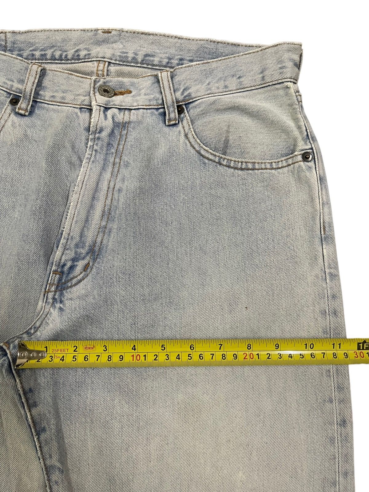 14th Addiction Vintage Japanese Brand Blue Wash Distressed Baggy Jeans Size US 32 / EU 48 - 13 Thumbnail