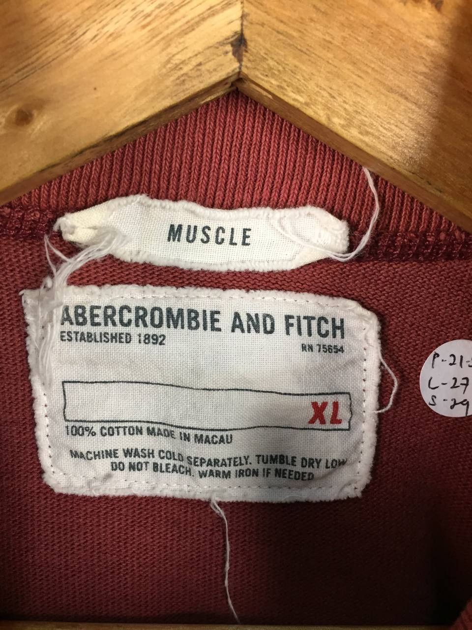 Abercrombie & Fitch Abercrombie & Fitch Athletic Issue Mock Neck Henley Tee Size US L / EU 52-54 / 3 - 8 Thumbnail