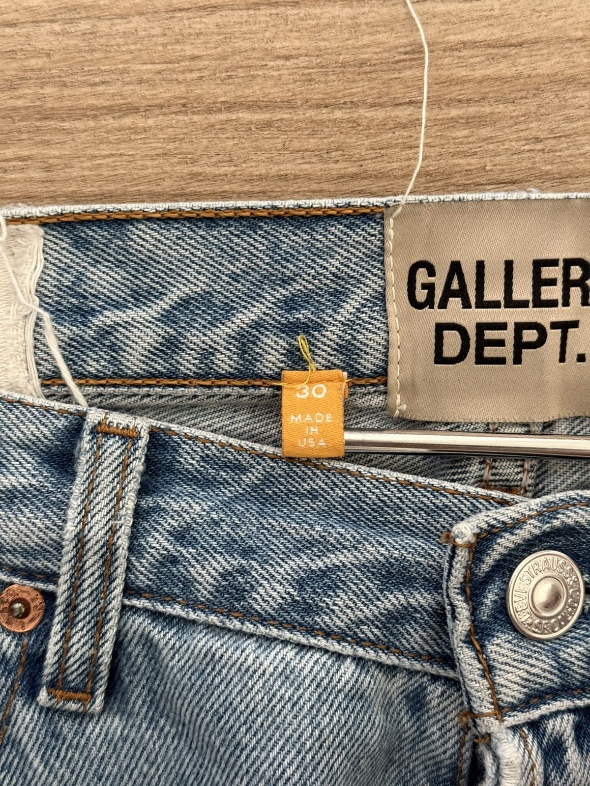Gallery Dept. Gallery Department Distressed Denim Size US 30 / EU 46 - 3 Thumbnail