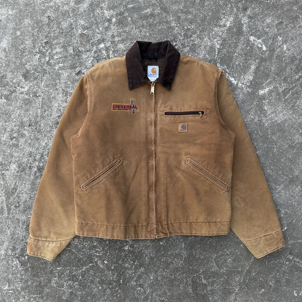 Carhartt Crazy Vintage Faded Carhartt Detroit Jacket J97 BRN Size US M / EU 48-50 / 2 - 1 Thumbnail