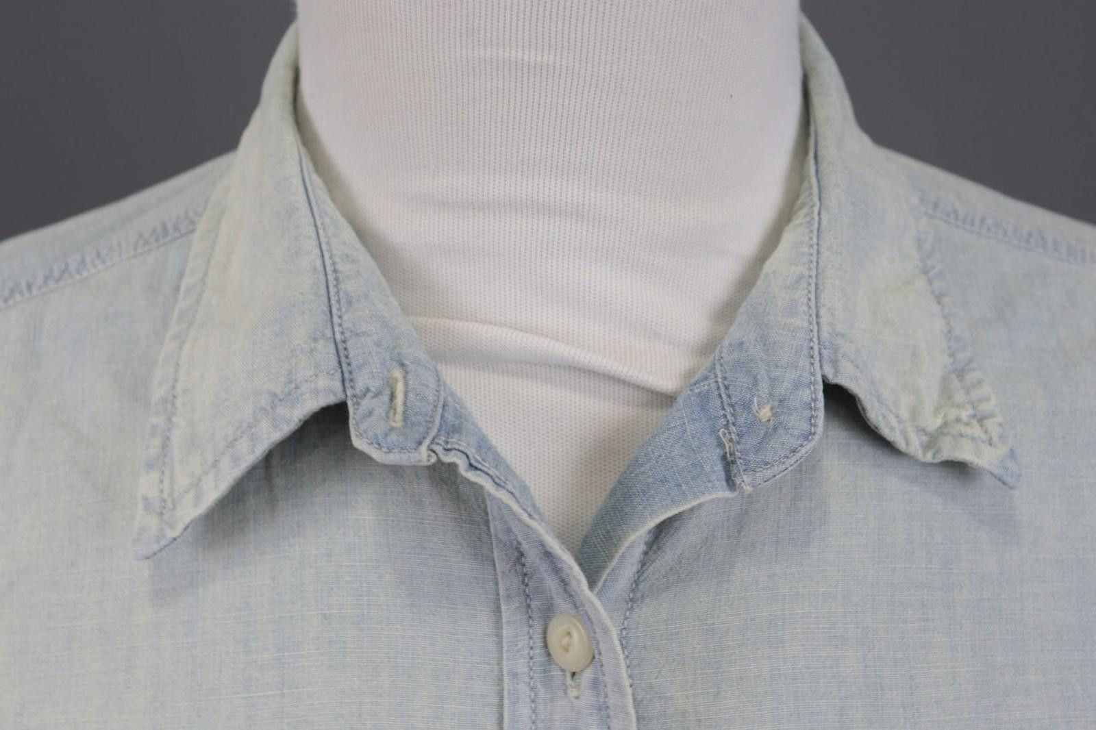 Denim & Supply Ralph Lauren Men Denim & Supply Ralph Lauren Blue Denim Over Shirt XL Size US XL / EU 56 / 4 - 4 Thumbnail