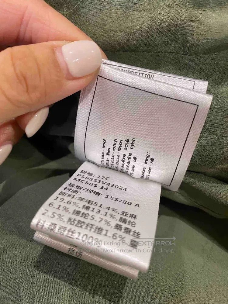 Chanel Chanel 17 Cuban Army Green Coat Size XXS / US 00 / IT 34 - 8 Thumbnail