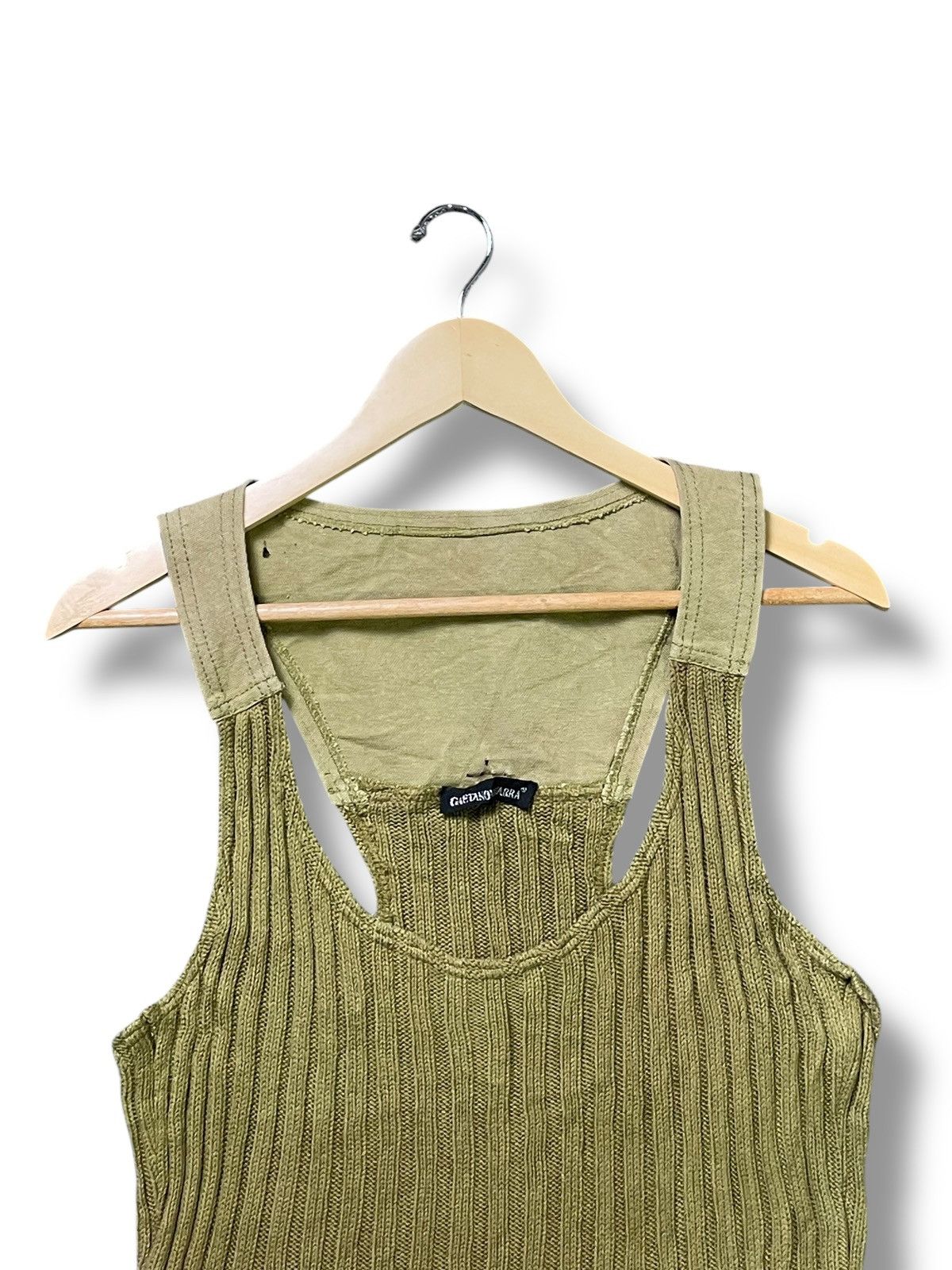 Designer × Japanese Brand × Vintage Gaetano Navarra Knitted Tank Top (43) Size S / US 4 / IT 40 - 2 Thumbnail