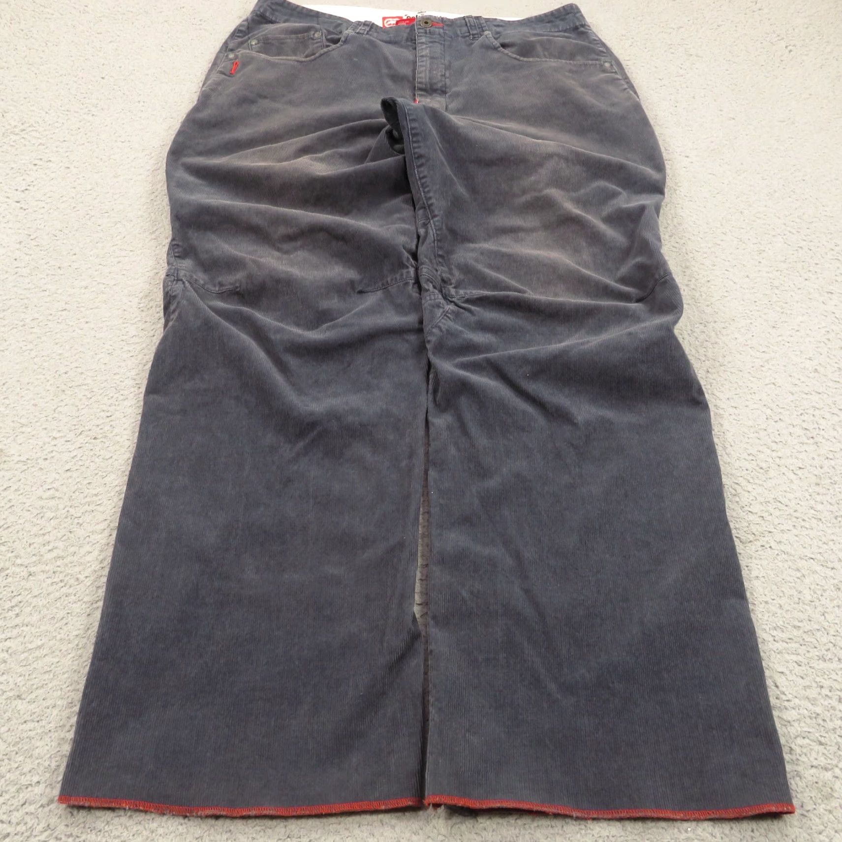 Ecko Unltd. VINTAGE ECKO UNLTD Jeans Men Corduroy Skater 36x32 Wide-Leg Grunge Y2K Faded 5-Pocket Jeans Mens Size US 36 / EU 52 - 5 Thumbnail