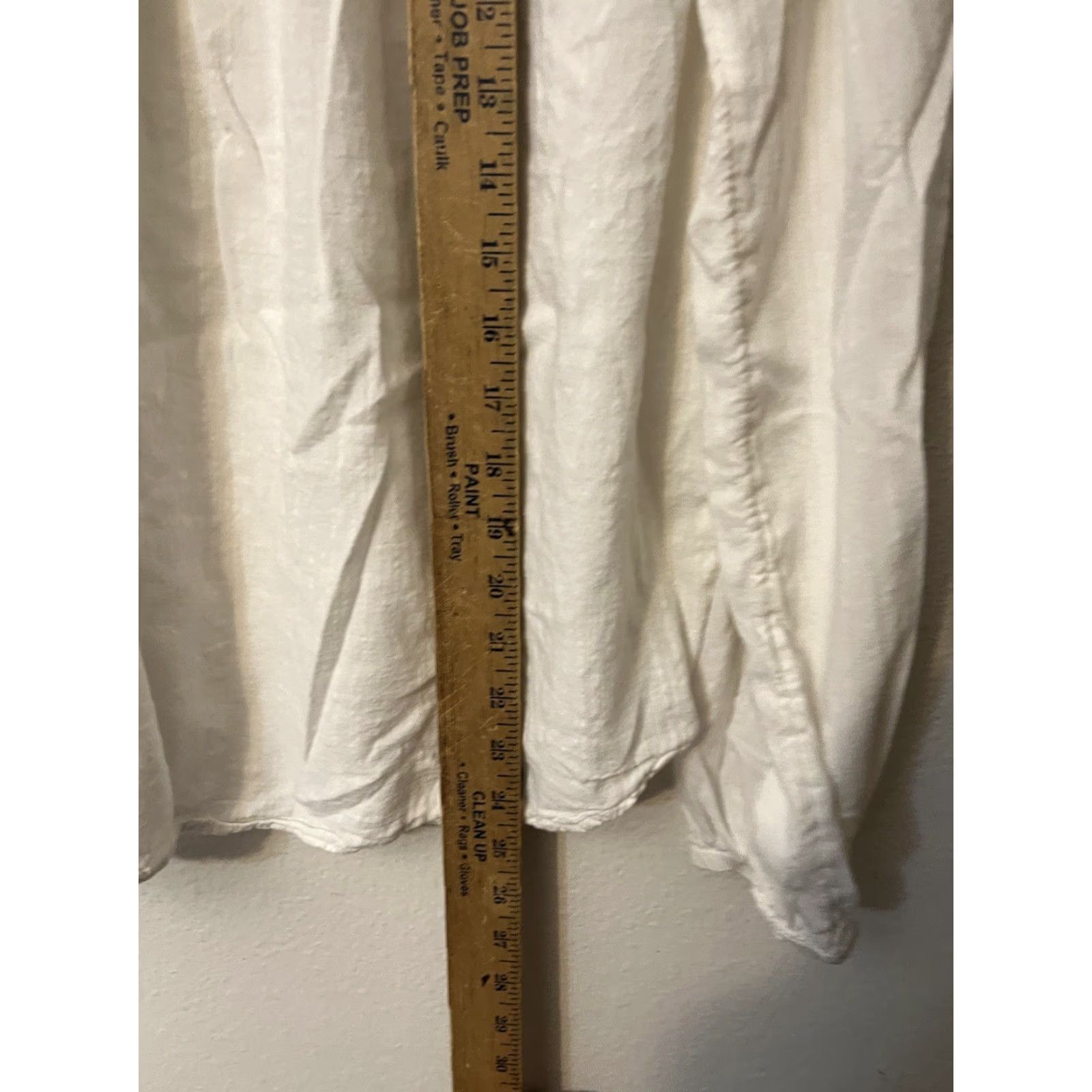 Gap VINTAGE Gap Tunic M White Henley Popover Lagenlook BOHO Size M / US 6-8 / IT 42-44 - 4 Thumbnail