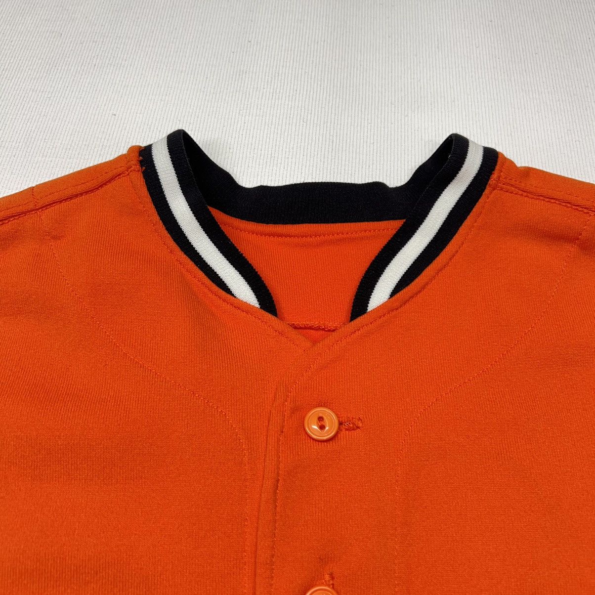 Vintage VTG Powers Baseball Jersey Orange Falcons 45 Athletic Retro Size US M / EU 48-50 / 2 - 4 Thumbnail