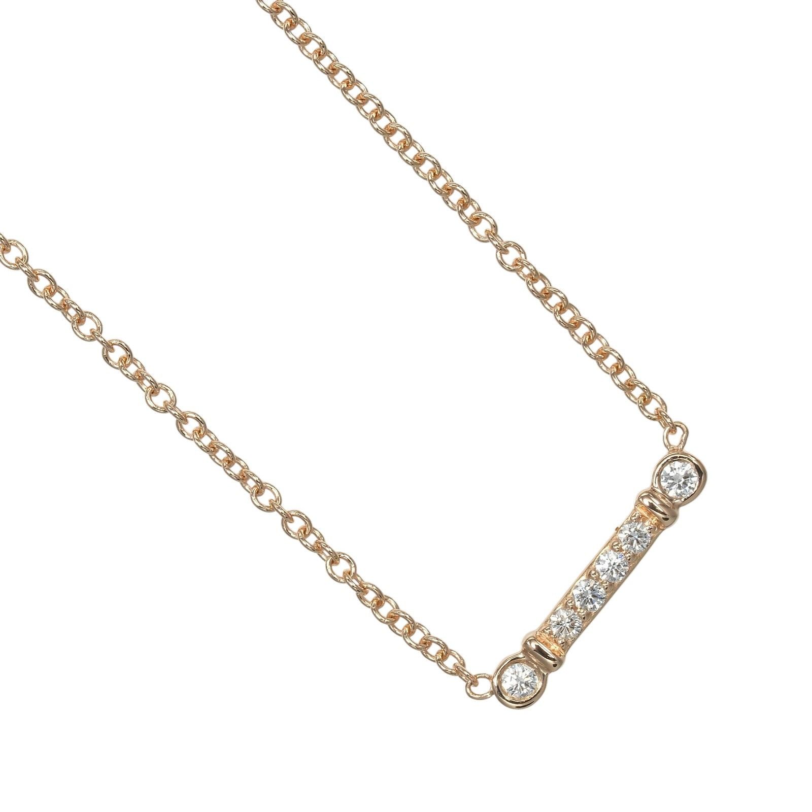 Tiffany & Co. Tiffany & Co. Tiffany&Co. Fleur De Lis Stem Au750 Diamond Necklace Precious Metal Necklace DUTY FREE for USA Size ONE SIZE - 1 Thumbnail
