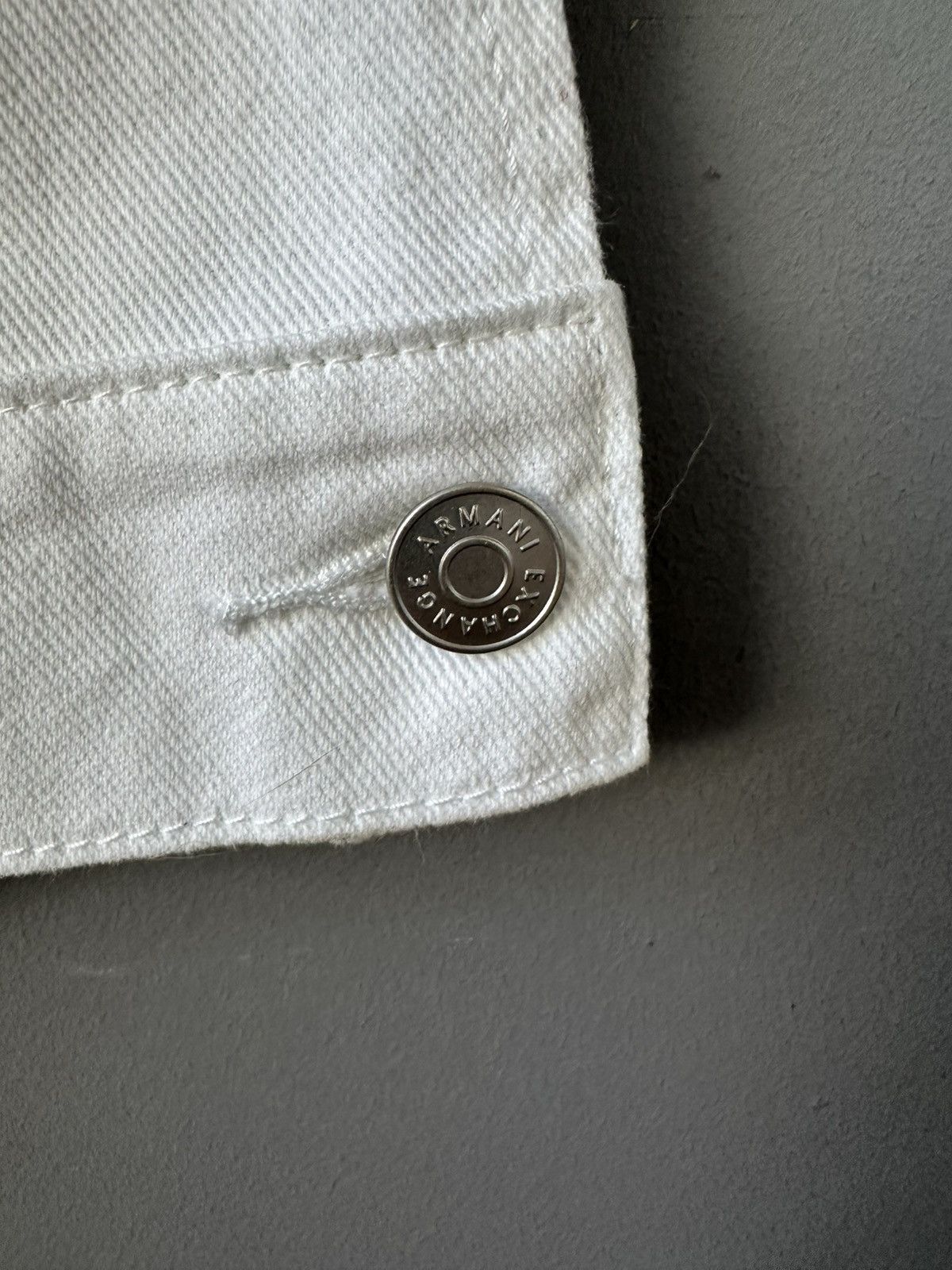 Armani Exchange Armani Exchange Wide denim pants white trousers jeans Size 30" / US 8 / IT 44 - 2 Thumbnail