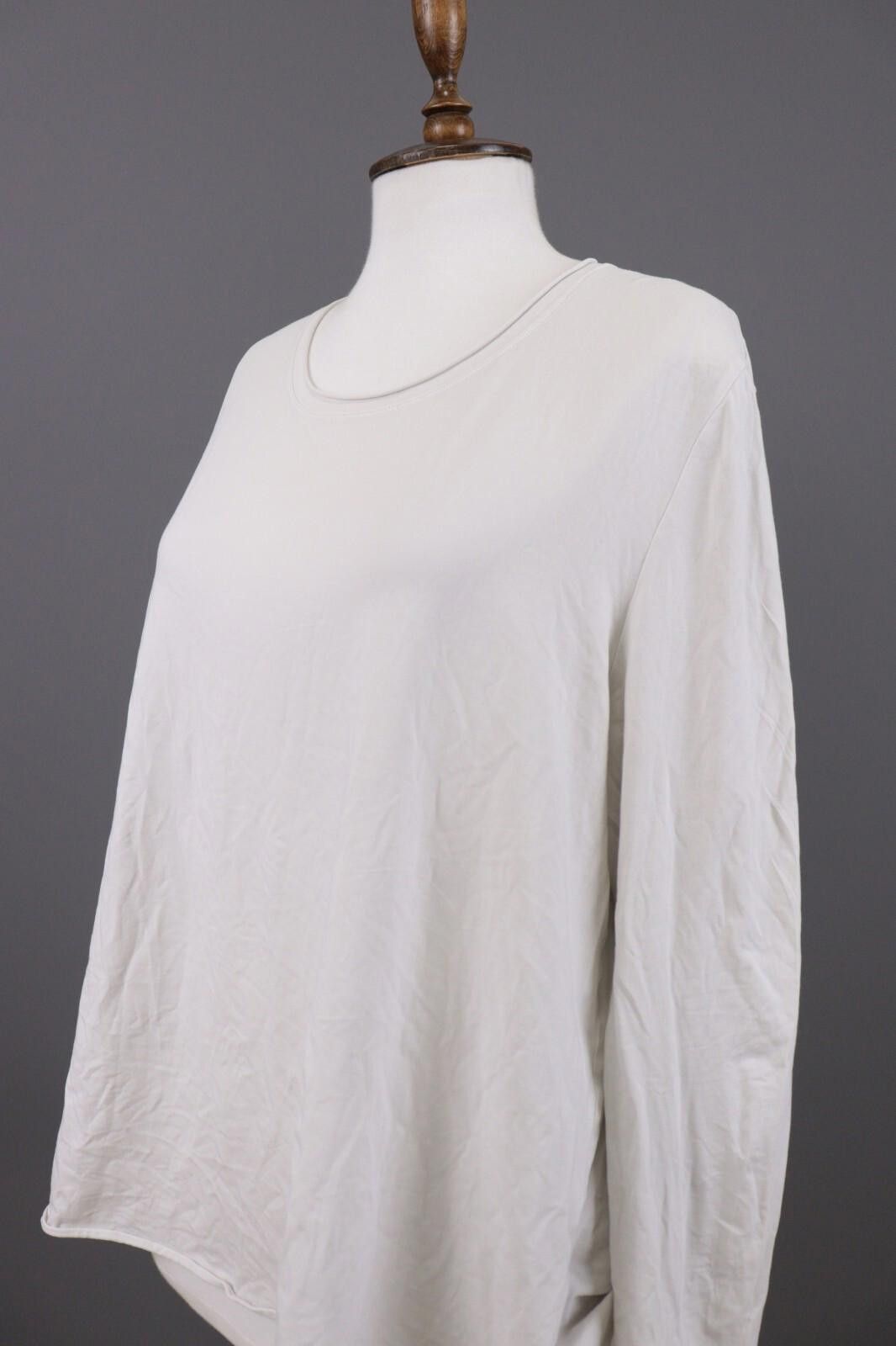 Oscar De La Renta Oska White Lightweight Summer Top Shirt Size 5 / 2XL Size XXL / US 16-18 / IT 52-54 - 6 Thumbnail