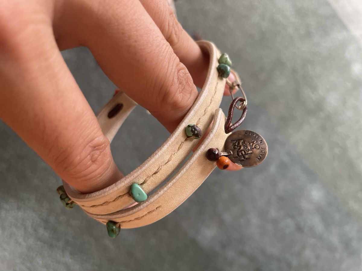 image of 45Rpm x Henry Beguelin Stunning Henry Cuir Hand-Crafted Artisanal Choker/bracelet in White, Men's