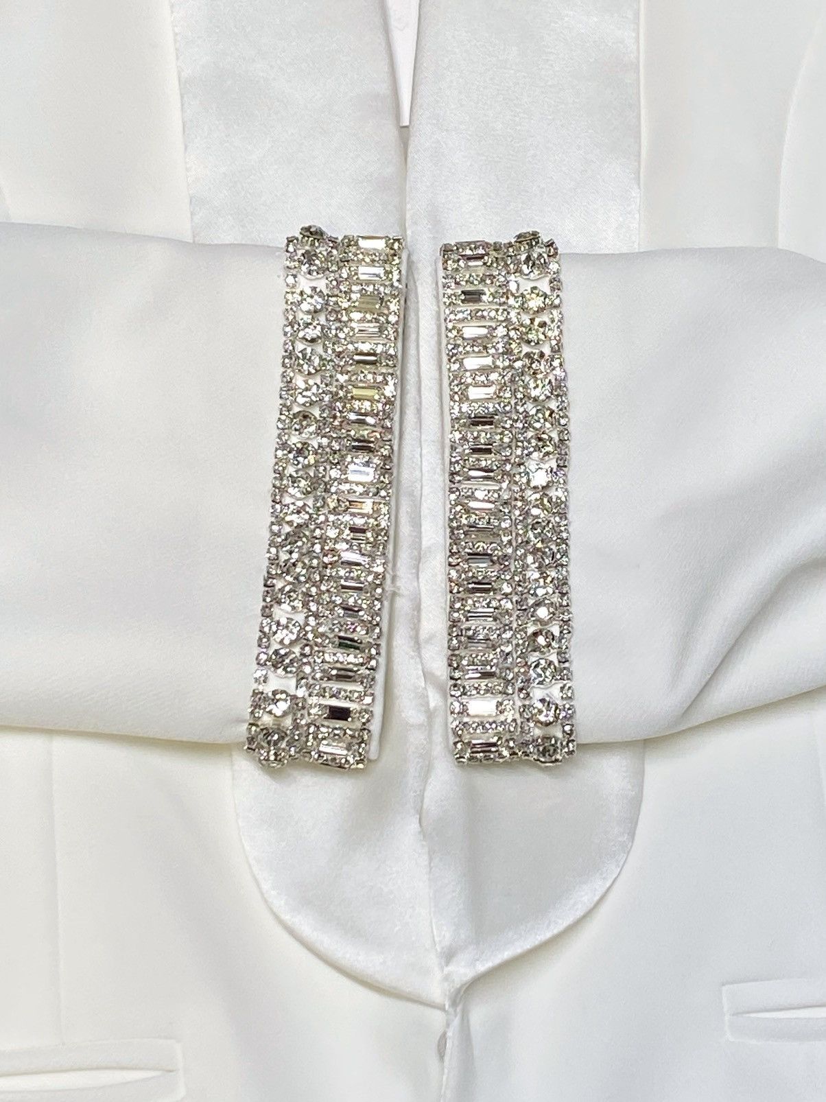 Generation Love Generation Love Argo Crystal Trimmed Crepe Blazer size XS Size XS / US 0-2 / IT 36-38 - 10 Thumbnail