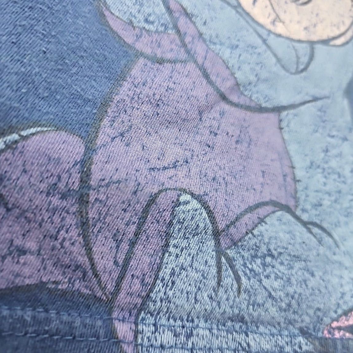 Disney Walt Disney EEyore T-Shirt Cap Short Sleeve Blue Junior XL Women Size XL / US 12-14 / IT 48-50 - 6 Thumbnail