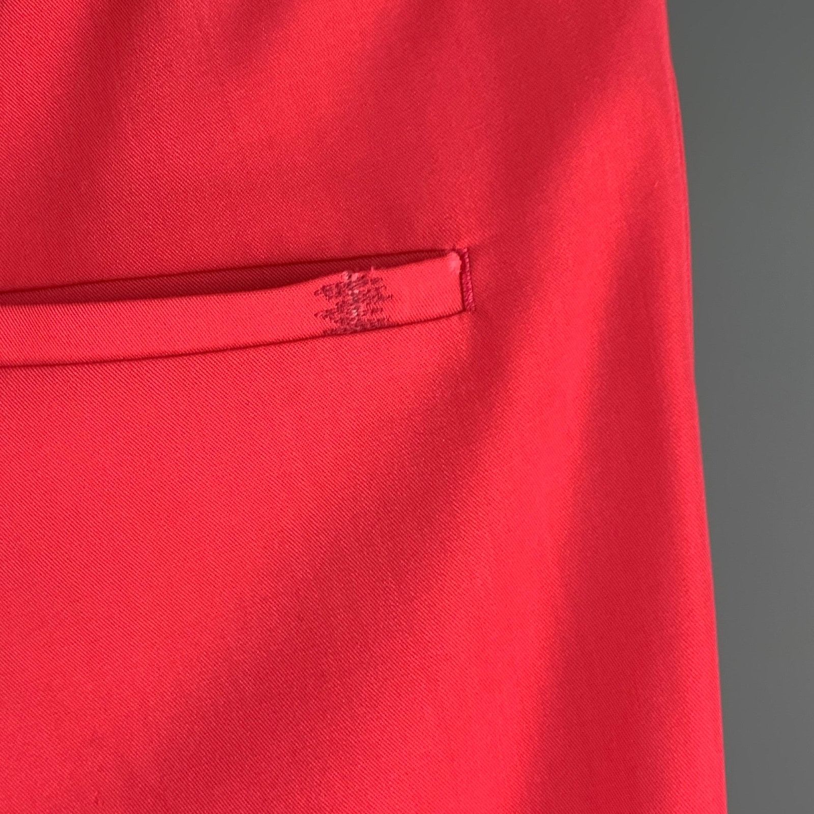 Valentino VALENTINO Size 32 Pink Wool Elastic Waistband Casual Pants Size US 32 / EU 48 - 3 Thumbnail