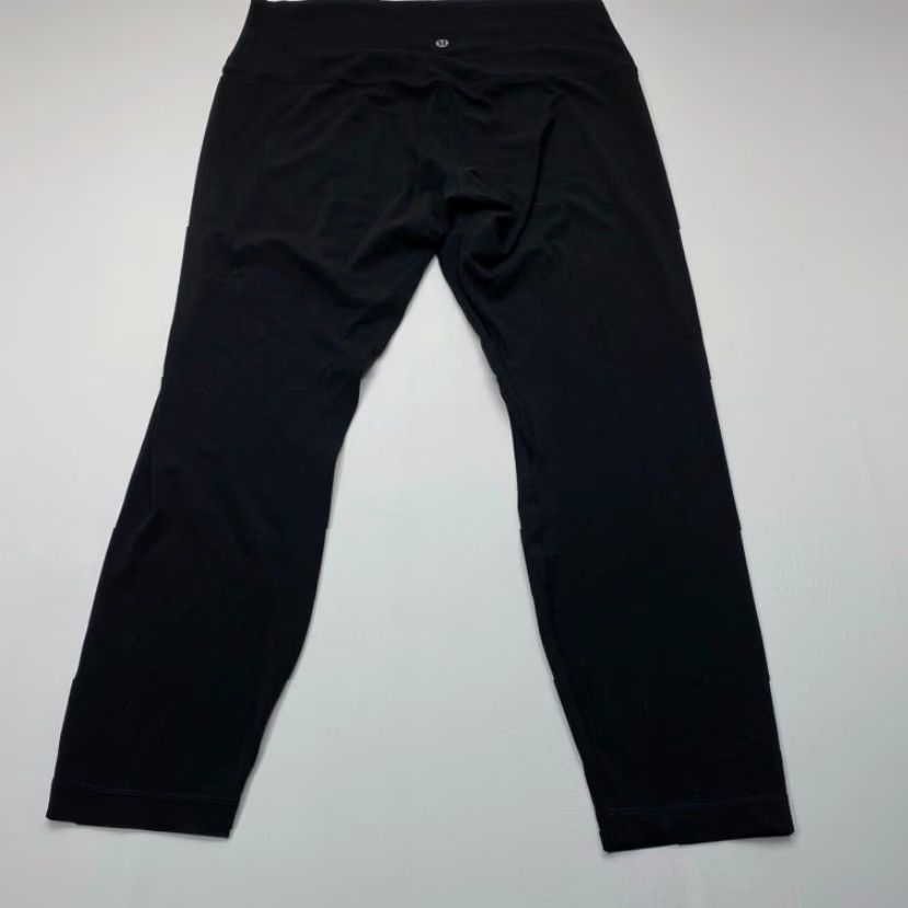 Lululemon VINTAGE Lululemon Align Leggings Pants Womens 12 Black Stretch Mid Rise Athleisure Yoga Size 34" / US 12 / IT 48 - 4 Thumbnail