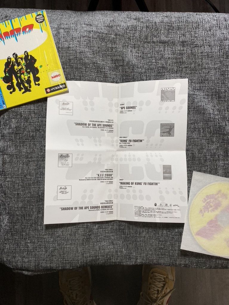 Bape × Nigo 2001 Original Ape Sounds Remix Compilation CD by Nigo Size ONE SIZE - 7 Thumbnail