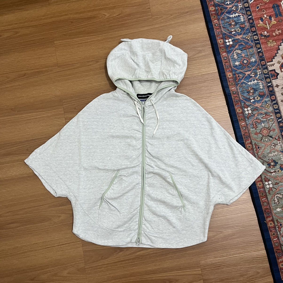 Mercibeaucop issey miyake sweater zip hoodie
