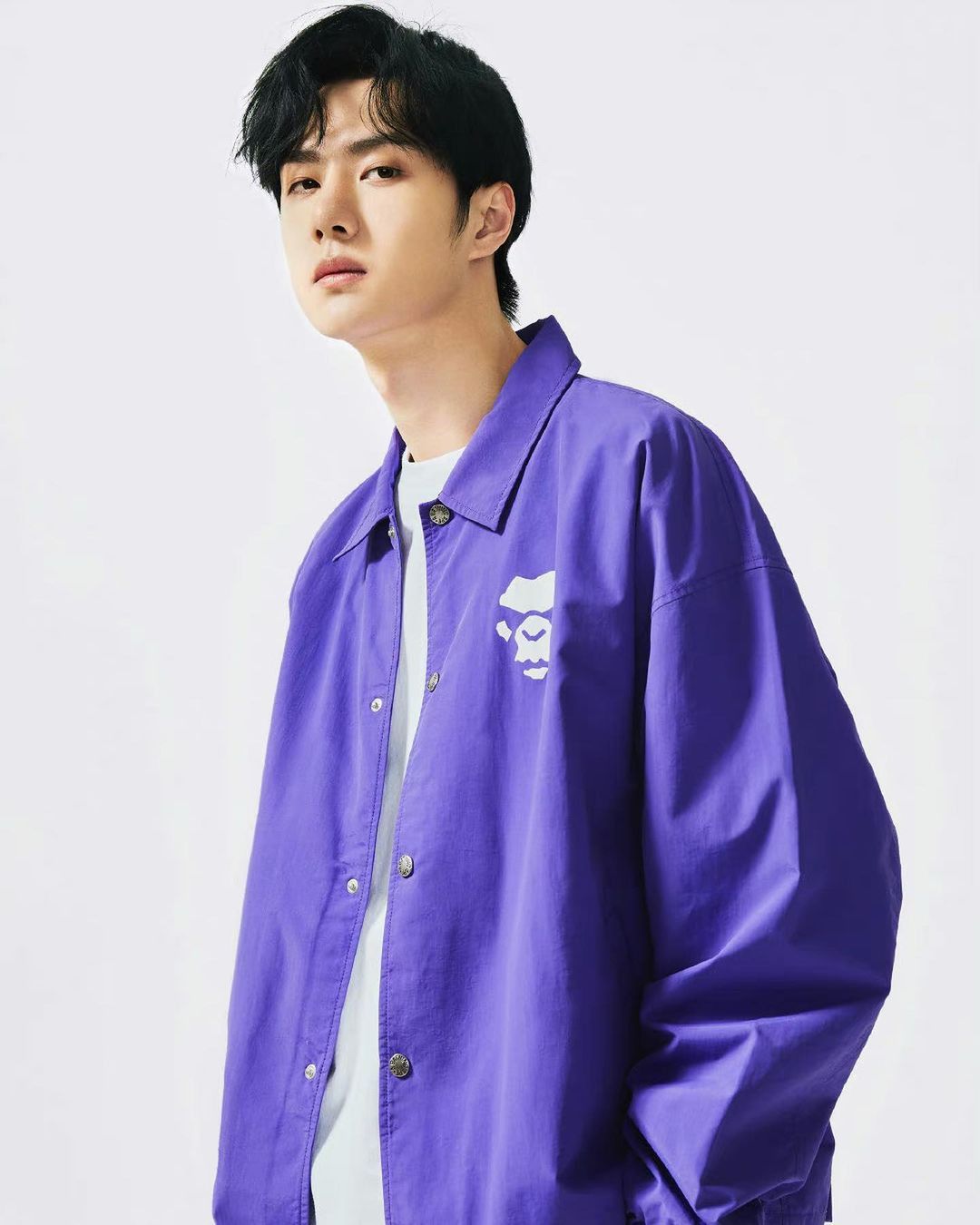 Bape 2019 Mad Face Relaxed Coach Jacket Size US XL / EU 56 / 4 - 2 Thumbnail