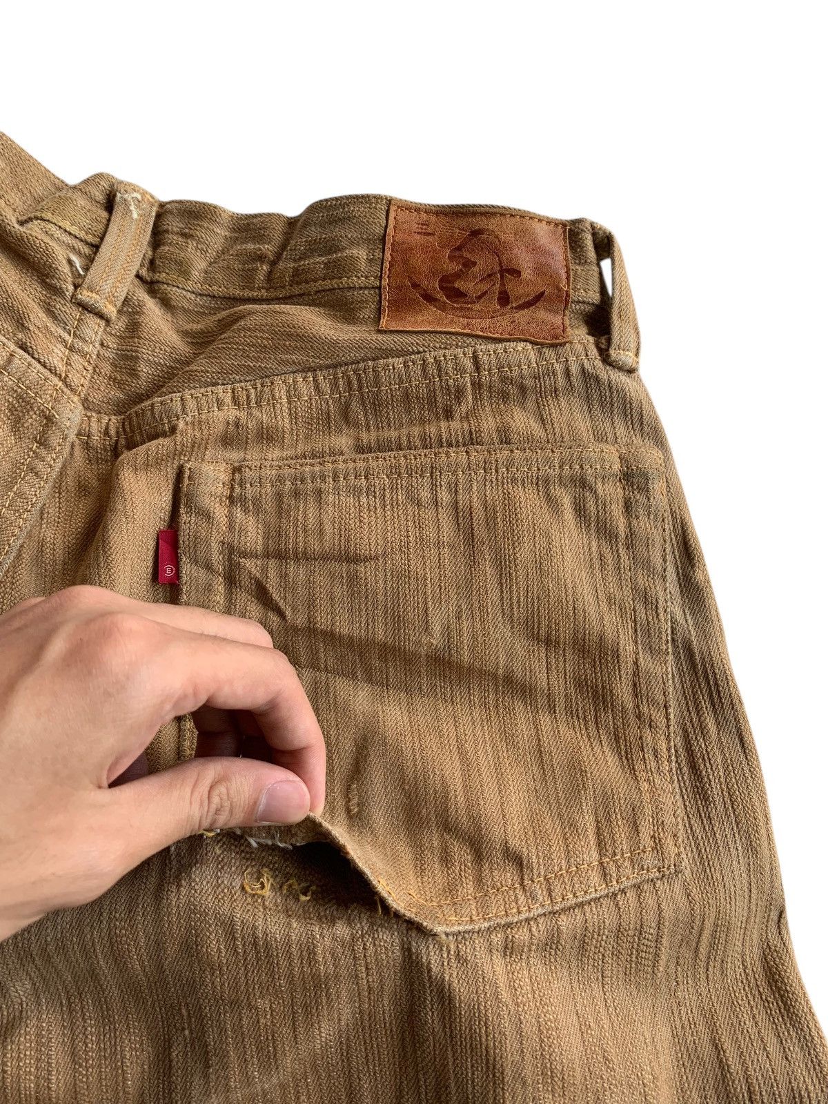 Kapital RARE ETERNAL SELVEDGE BUTTON FLY JAPANESE DENIM Size US 33 - 21 Thumbnail
