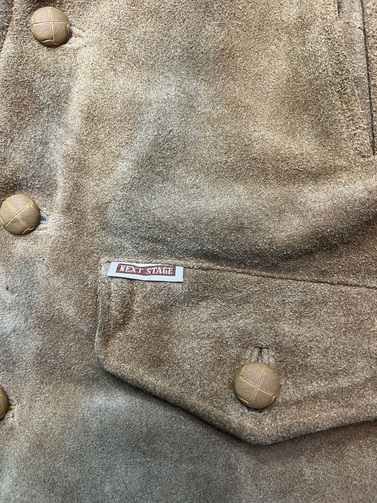 Vintage 🔥VINTAGE NEXT STAGE LEATHER CRAFT SHEARLING JACKET Size US M / EU 48-50 / 2 - 10 Thumbnail