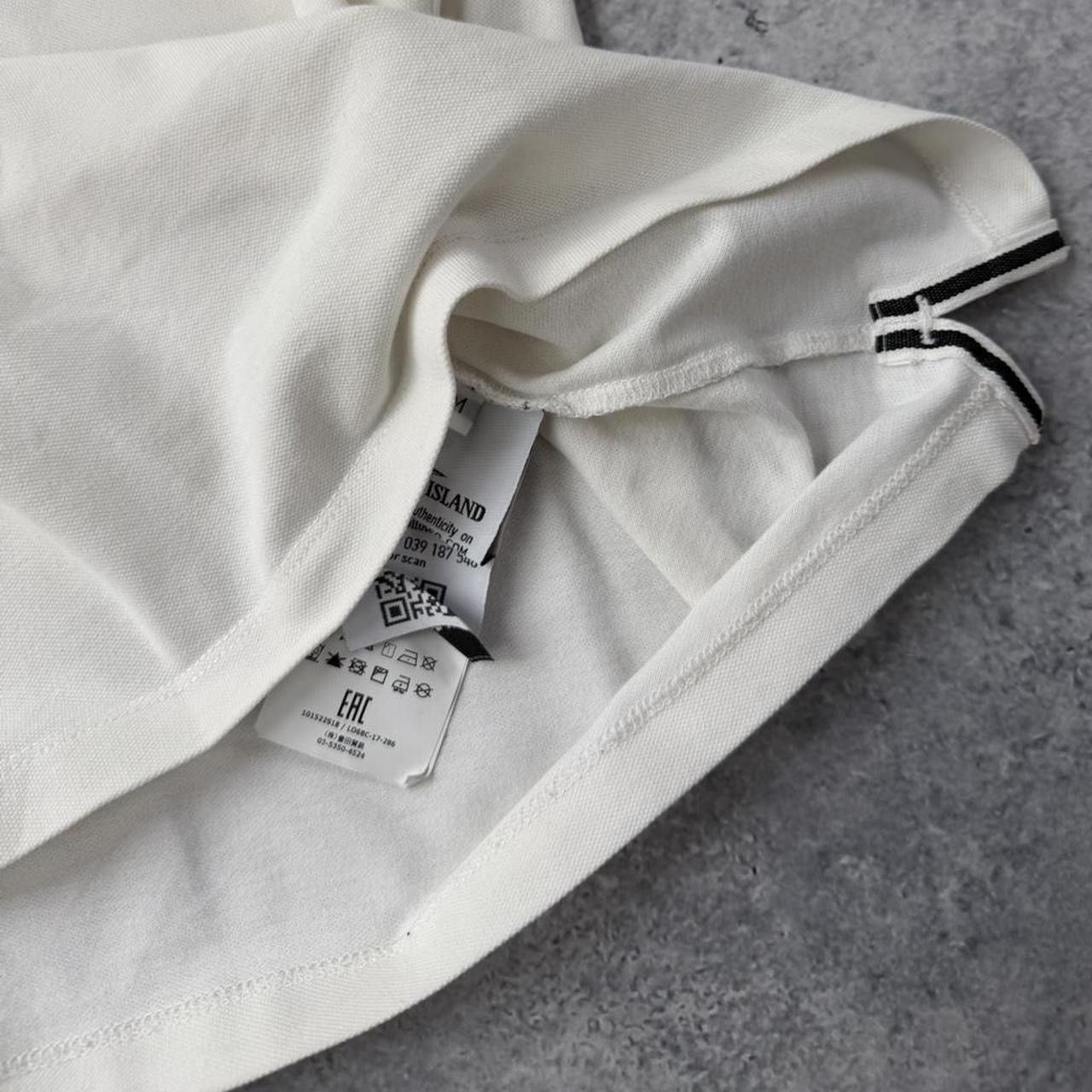 Stone Island Stone island white polo shirt Size US M / EU 48-50 / 2 - 3 Thumbnail