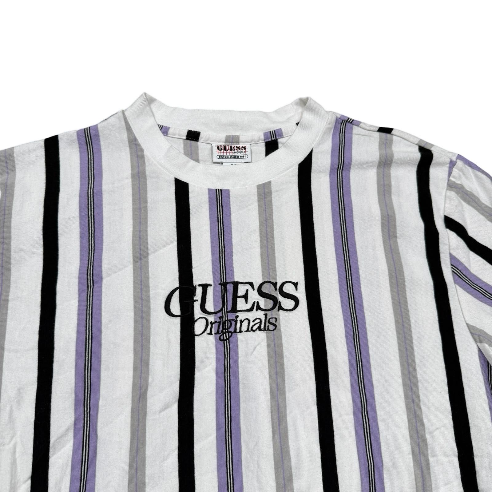 Guess Guess Originals Striped T-Shirt Size US S / EU 44-46 / 1 - 2 Thumbnail