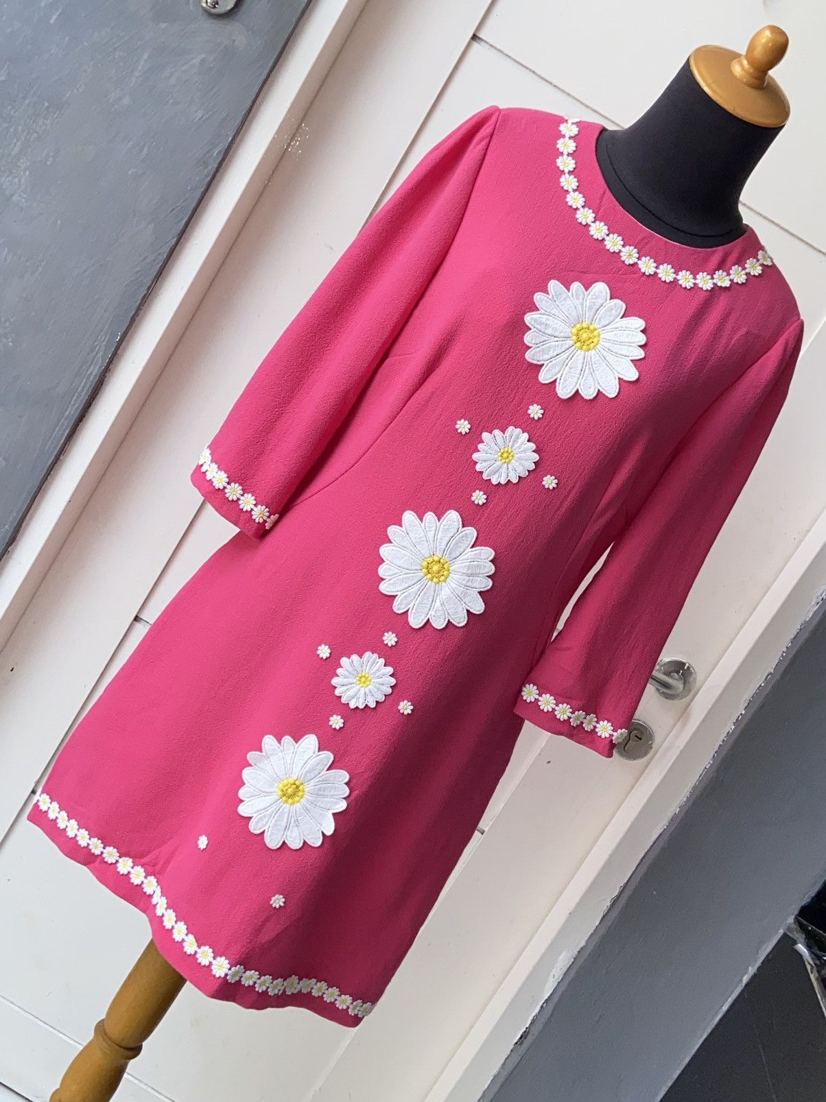 Dolce & Gabbana DOLCE & GABBANA Flower Motive Dress Size XS / US 0-2 / IT 36-38 - 8 Thumbnail