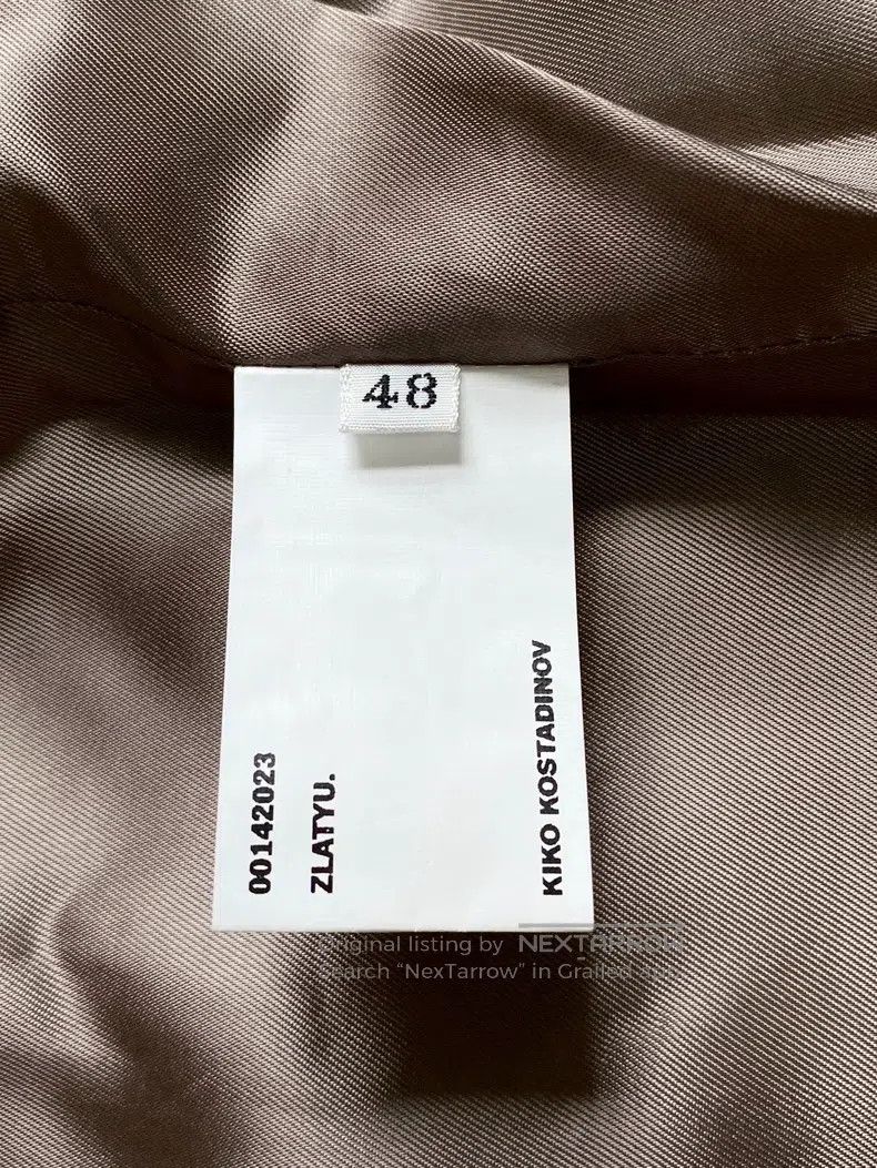 Kiko Kostadinov Kiko Kostadinov Brown Jacket Size US M / EU 48-50 / 2 - 6 Thumbnail