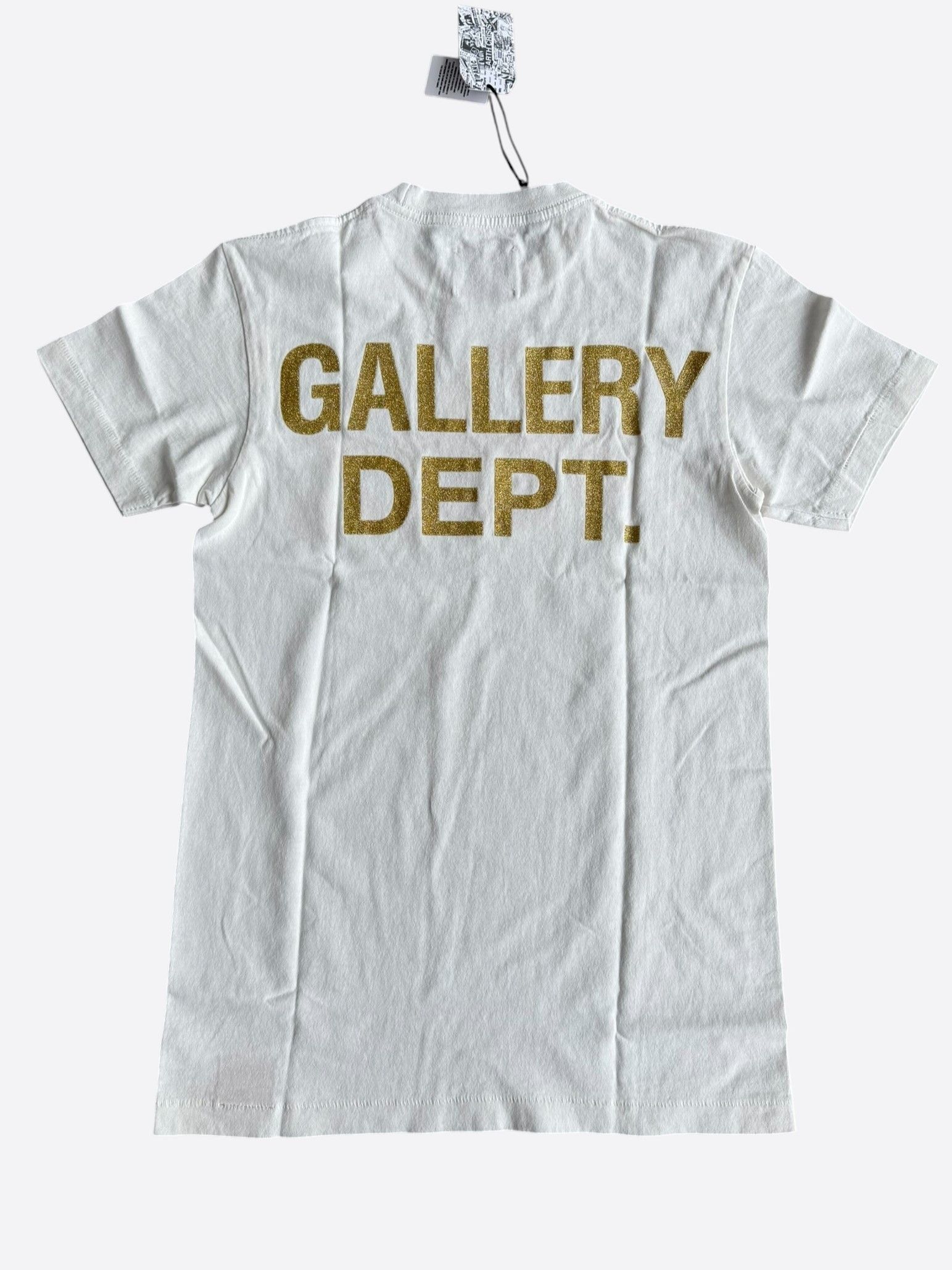 Gallery Dept. Gallery Dept White Gradient Vitamin D Glitter Logo T-Shirt Size US XS / EU 42 / 0 - 2 Thumbnail