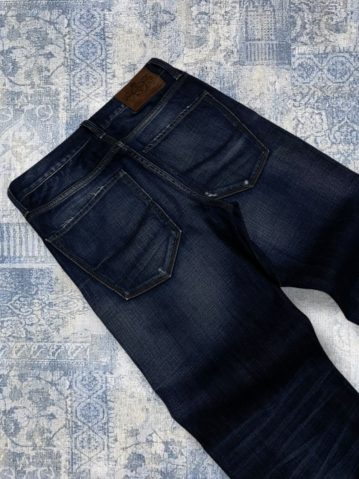 Japanese Brand Vintage Designer Og Blood & Glitter Distressed Clean Denim Size US 29 - 14 Thumbnail