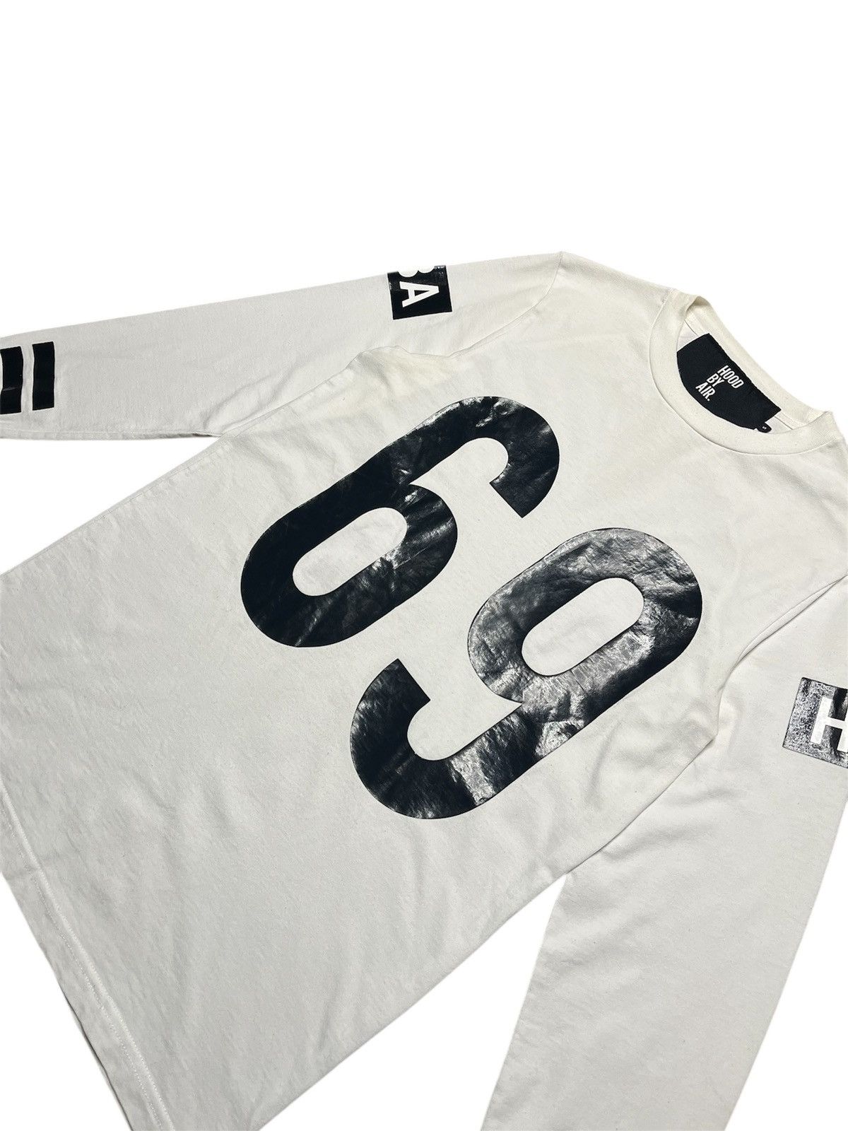Hood By Air Rare Hood By Air Glossy 69 White and Black Longsleeve Size US S / EU 44-46 / 1 - 4 Thumbnail