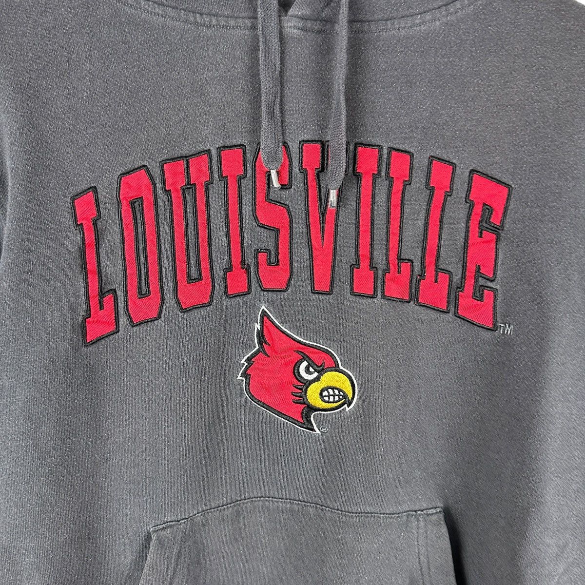 Vintage Mens Y2K Stadium Athletic Louisville Cardinals Hoodie Size US S / EU 44-46 / 1 - 2 Thumbnail